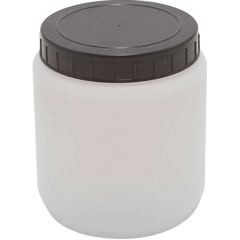 Hdpe Cylindrical Jar With Cap 2000ml