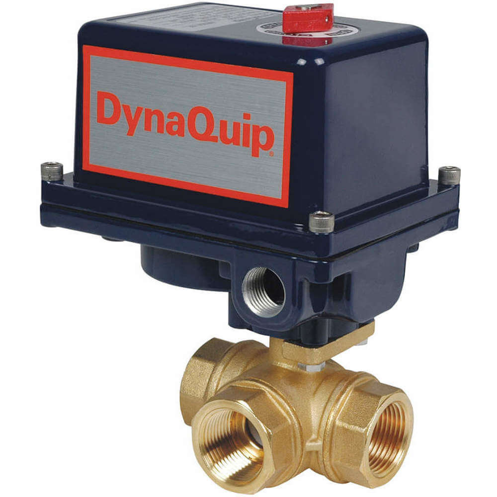 DYNAQUIP CONTROLS EYHG3AUE20 Electronic Ball Valve Brass 1/2 Inch | AA8YZP 1AWE3