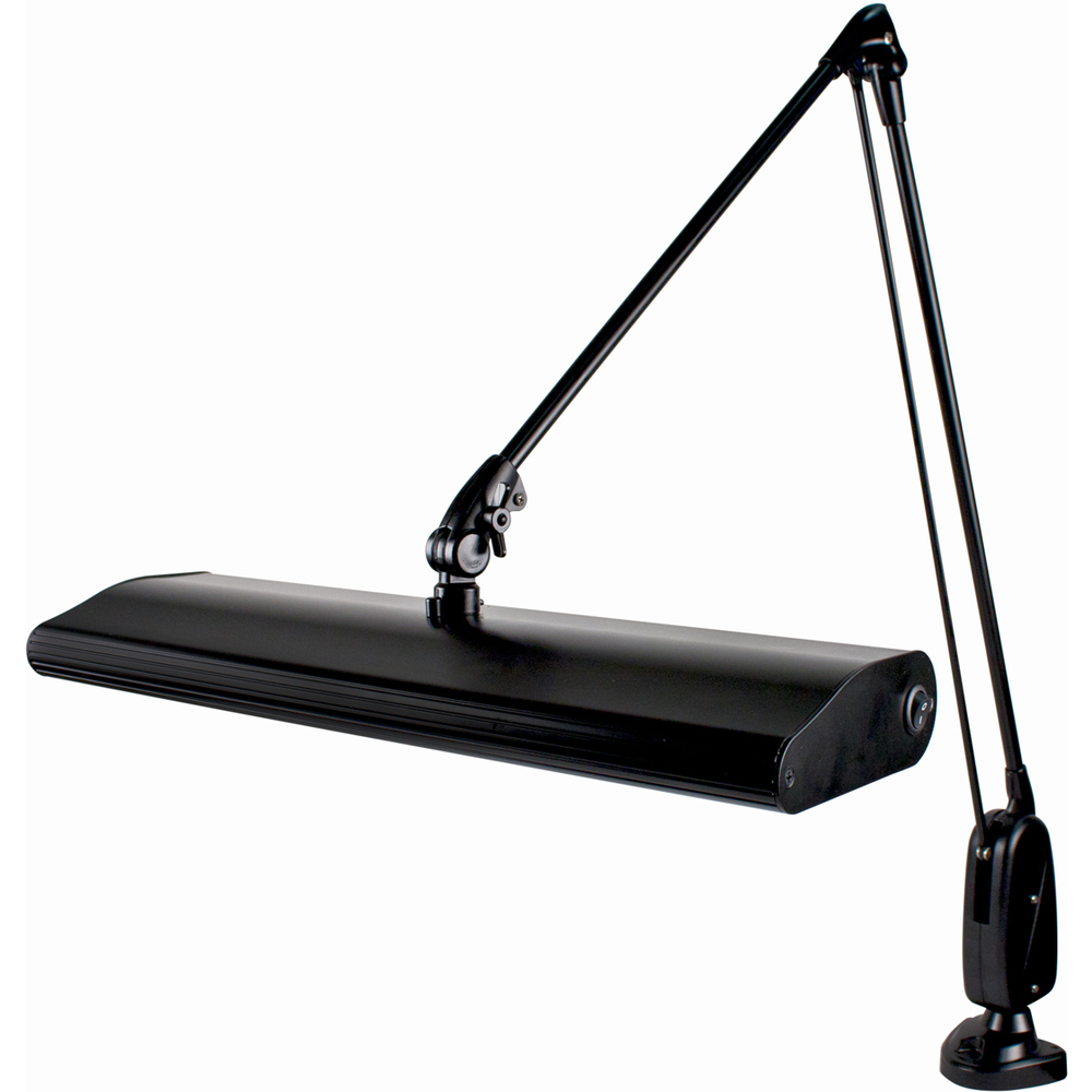DAZOR 134C3-BK-DL Classic Arm Clamp Light, Daylight, 45W, Black, 43 Inch | AG7HBN