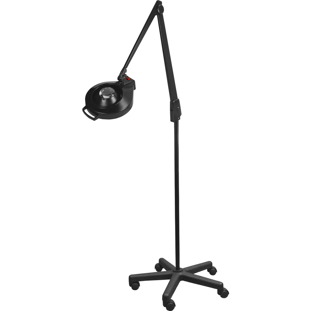 DAZOR LMC710-16-BK Led Circline Magnifier, 5X, Mobile Floor Stand, Black, 41 Inch | AG7GVG