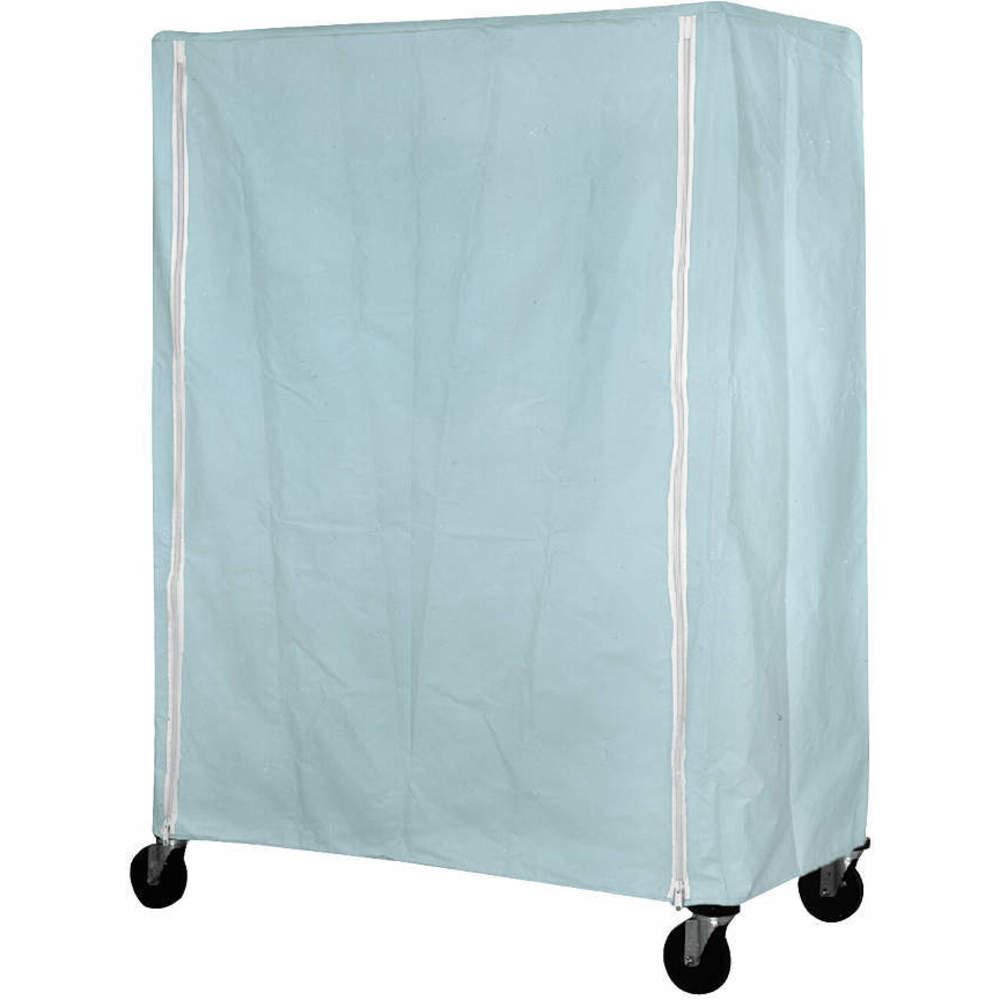 Cart Cover 24 x 24 x 54 Blue Nylon Zipper