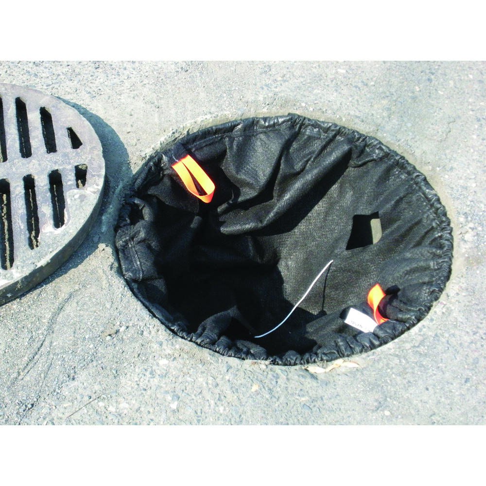 Catch Basin Insert, 500 Gpm, Black, Round Adjustable