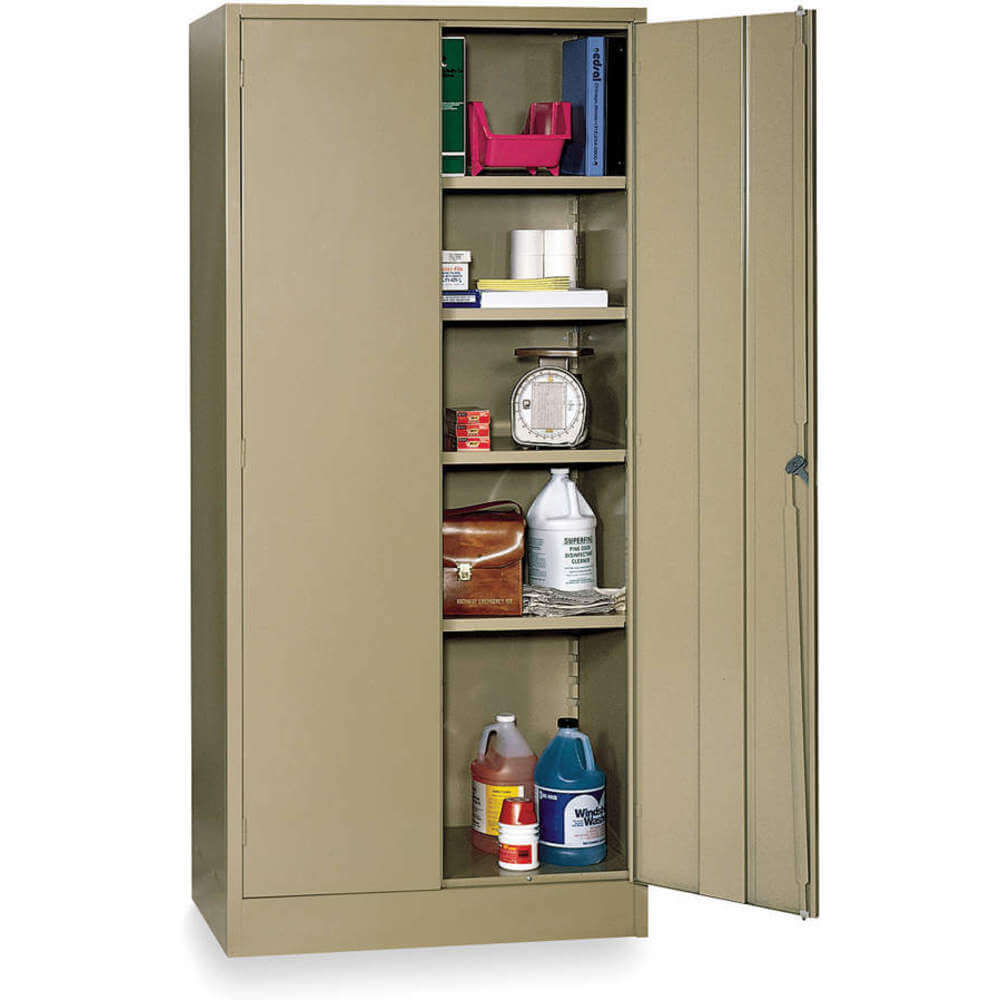 EDSAL 1UFE1 Storage Cabinet Tan 78 Inch H 36 Inch Width | AB3MQJ