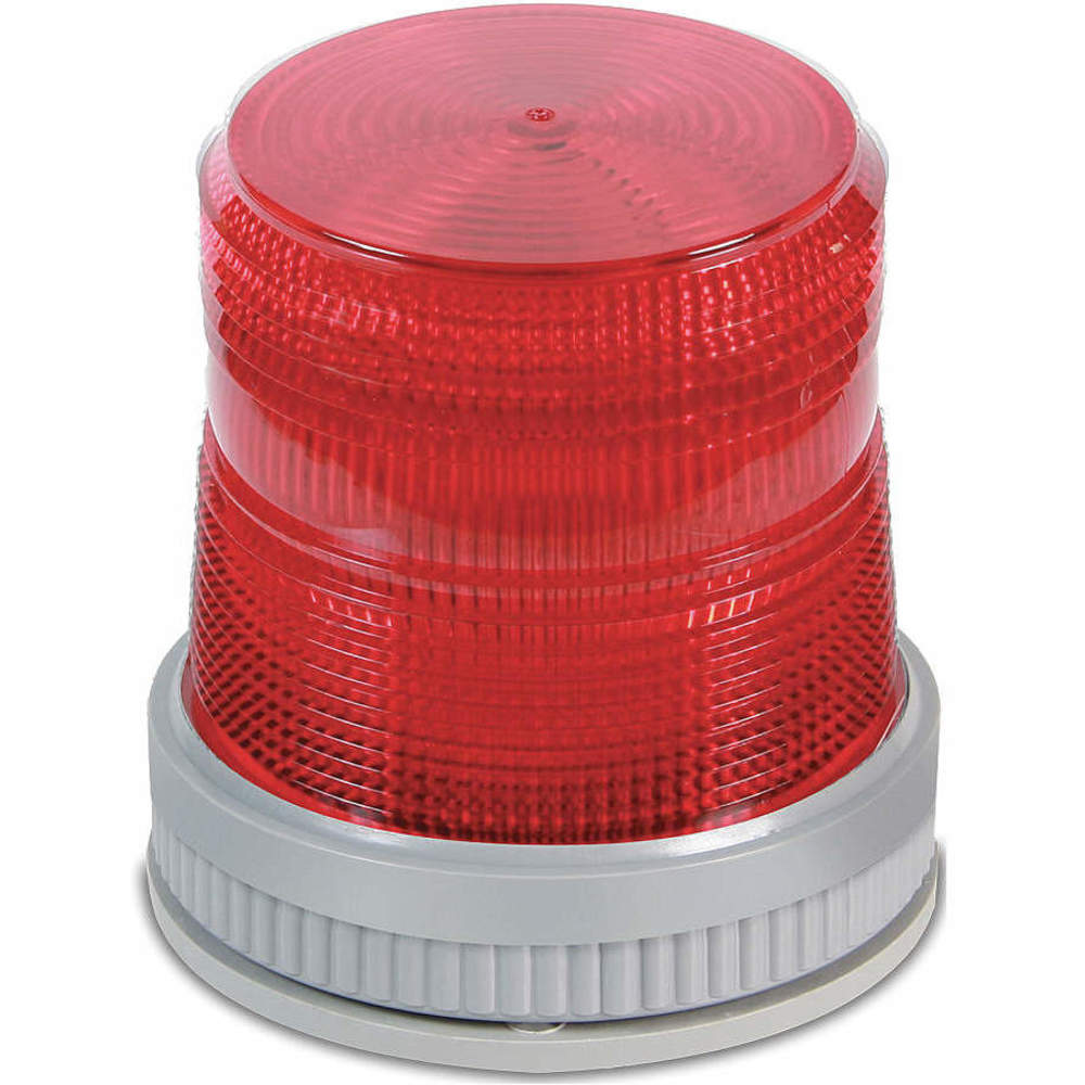 EDWARDS SIGNALING 105XBRMR120A LED Steady Or Flashing Beacon, Red, 120V, 4 1/2 x 3 5/8 x 4 5/8 Inch Size | AA7PZY 16G641