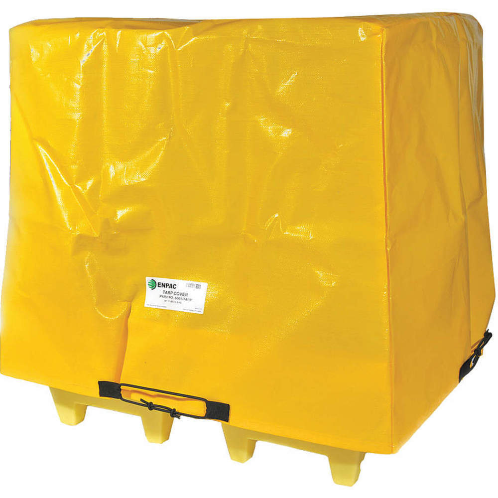 ENPAC 5001-TARP Tarp Cover, 56.5 Inch Length, 56.5 Inch Width, 44 Inch Height, PVC, Yellow | AG2BLD 31DM70