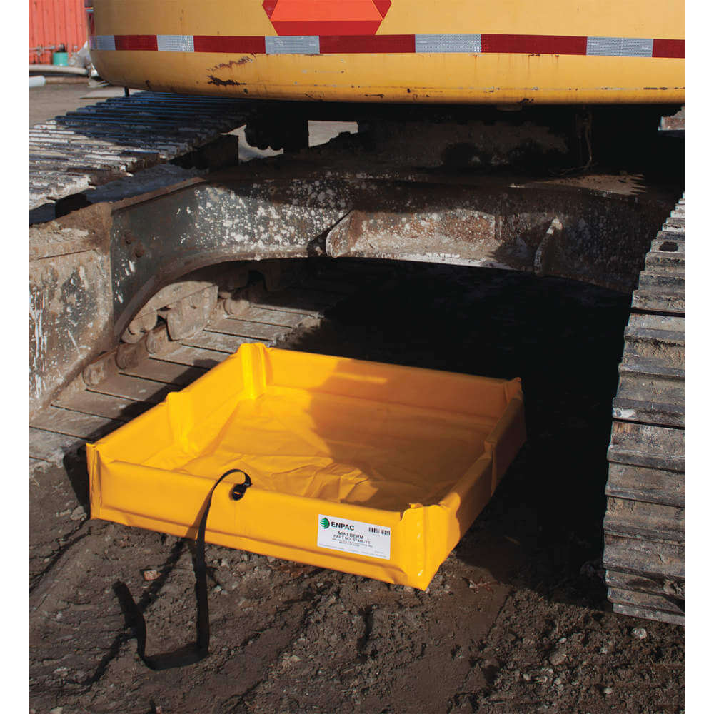 ENPAC 5633-YE-F Spill Containment Berm, 34 Gallon, Yellow | AH3CKH 31DL78