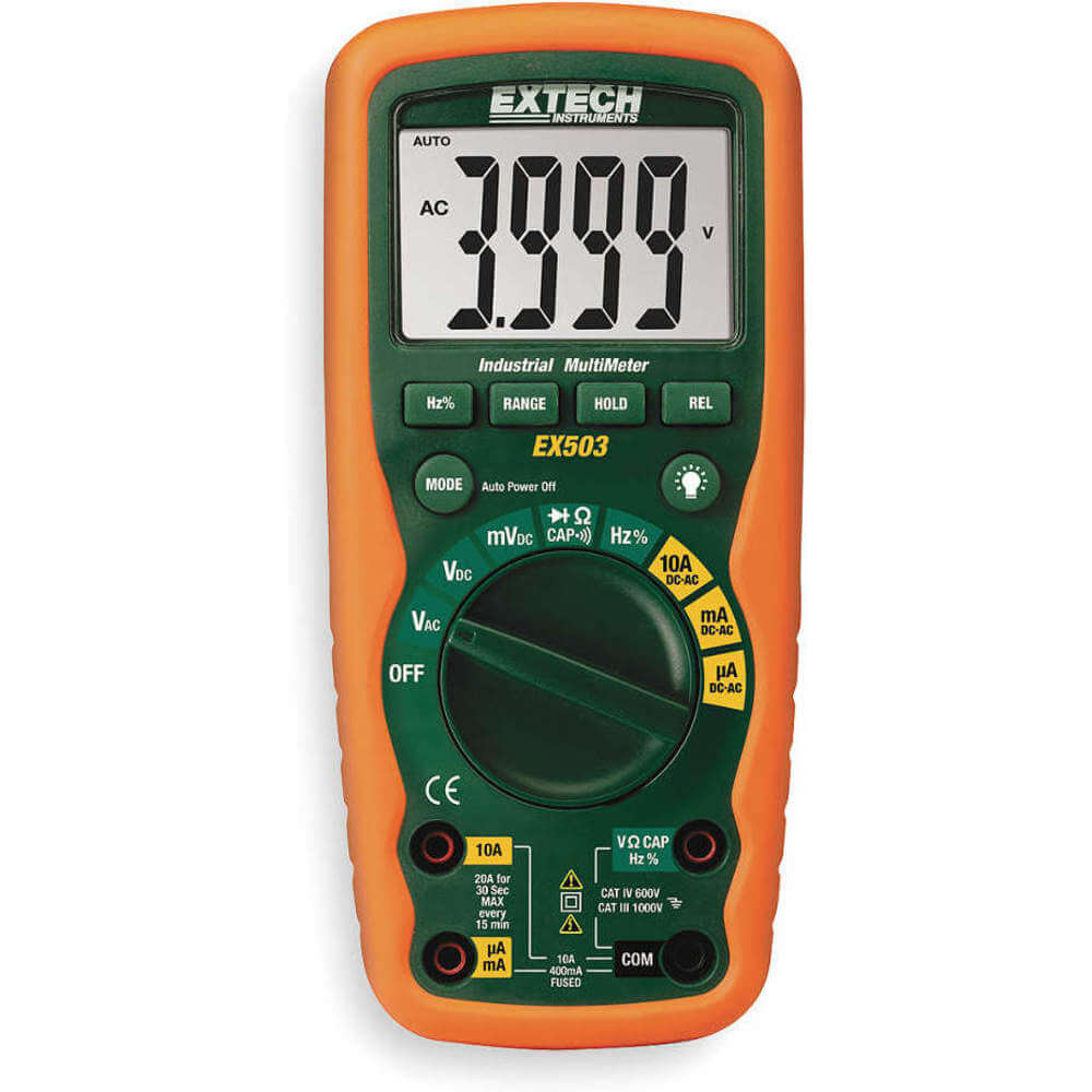 Industrial Digital Multimeter 40 Mohms