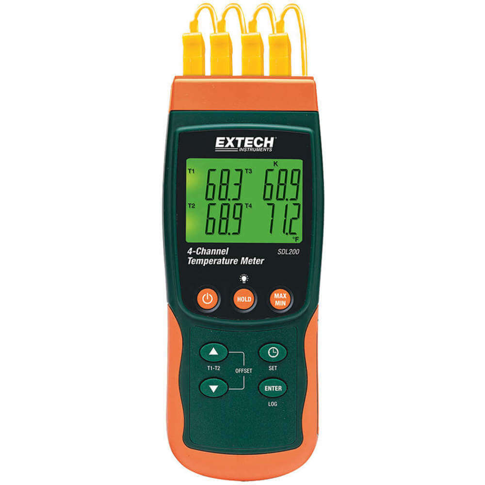 EXTECH SDL200 Thermocouple Thermometer 4 Input | AA6GHV 13X127