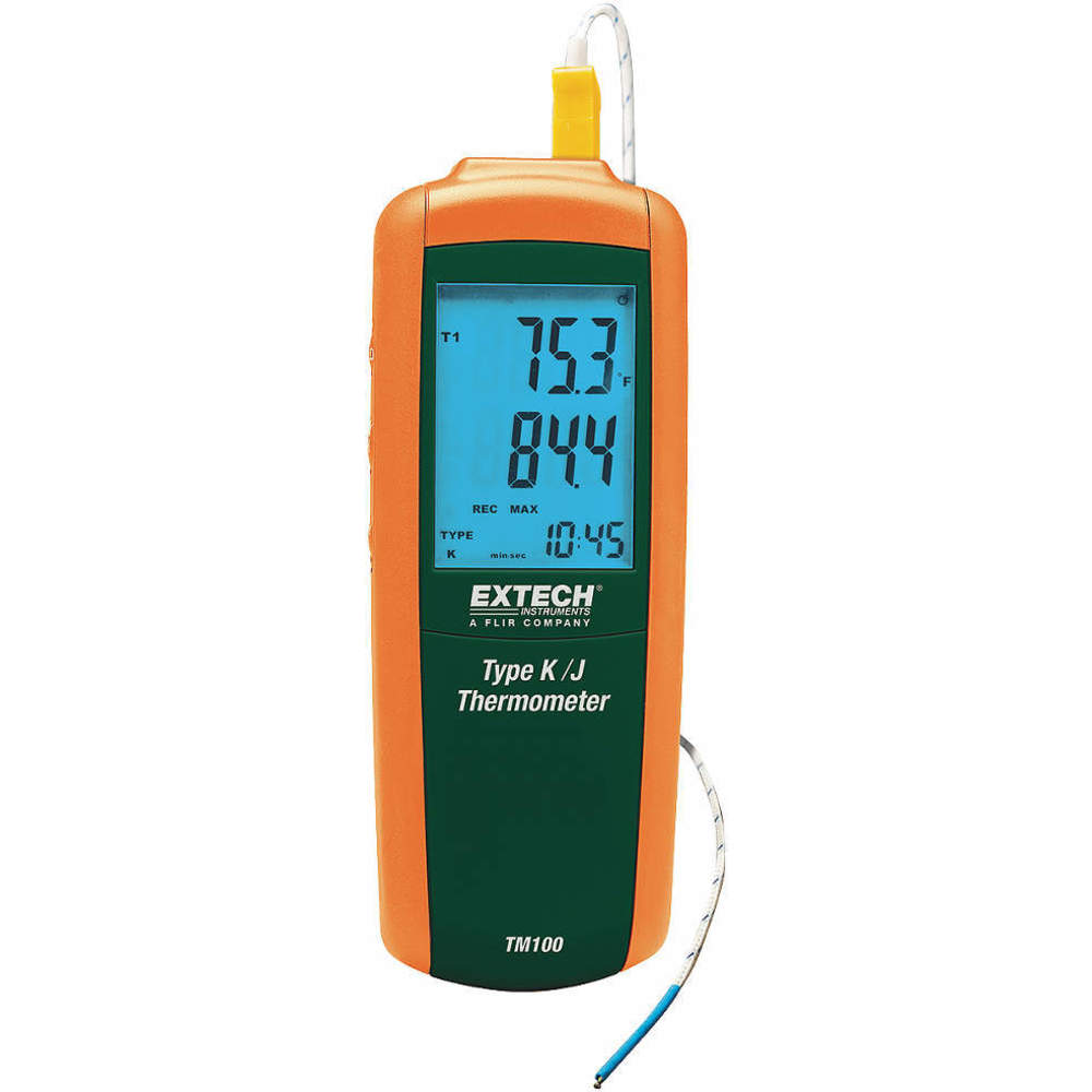 EXTECH TM100 Thermocouple Thermometer 1 Inch Type J K | AE3UUX 5GCD1
