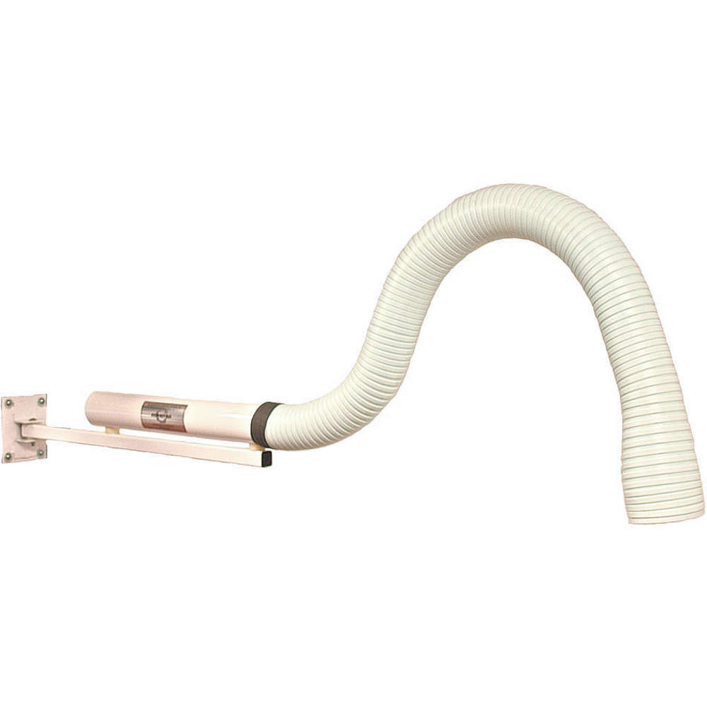 Fume Extr Arm 24 Hard Duct Swivel Wh
