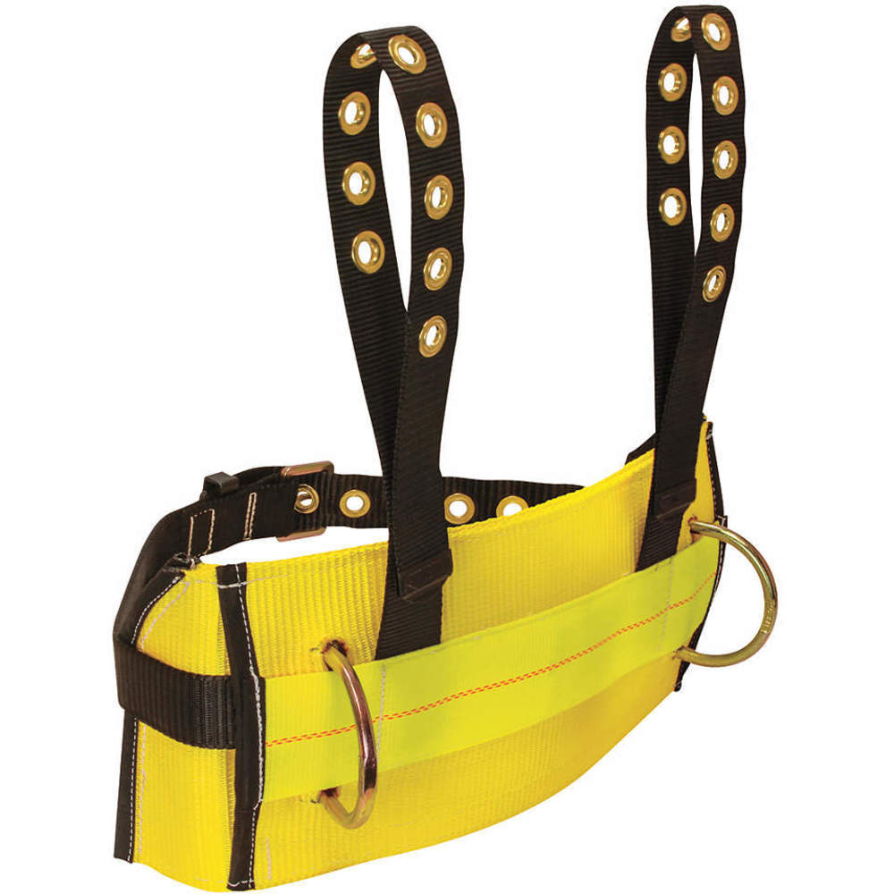 FALLTECH G8033L Full Body Harness Length 425 Lb Yellow/black | AG6RBJ 45J098