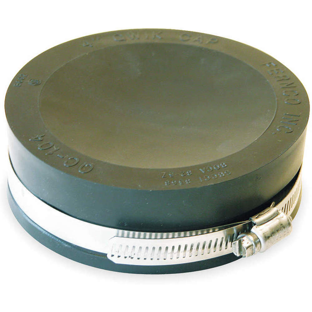 FERNCO PQC-104 Flexible Cap Elastomeric Pvc 4 Inch | AC4GVF 2ZU18
