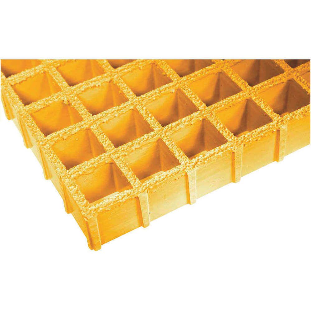 Fiberglass Grating 72 x 48 Inch Yellow