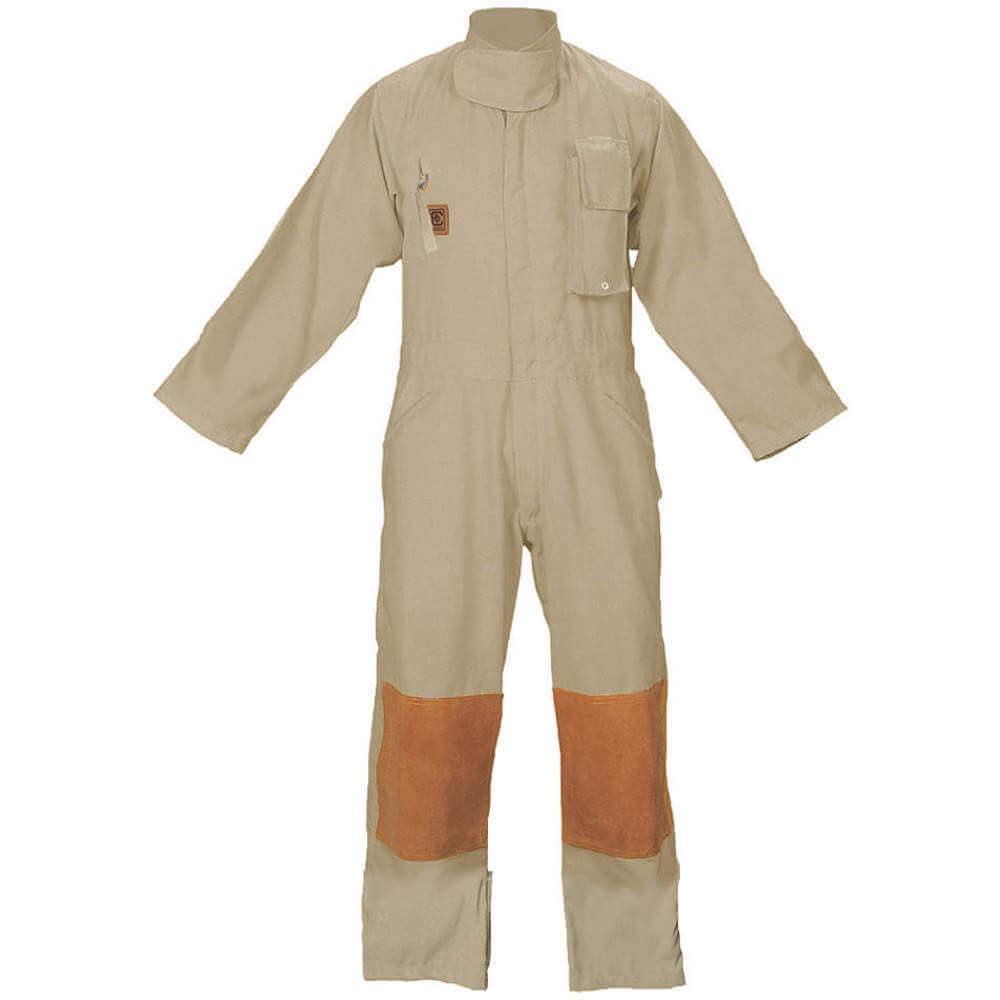 FIRE-DEX FS1C007S Turnout Coverall Tan S | AA4QYW 13A497