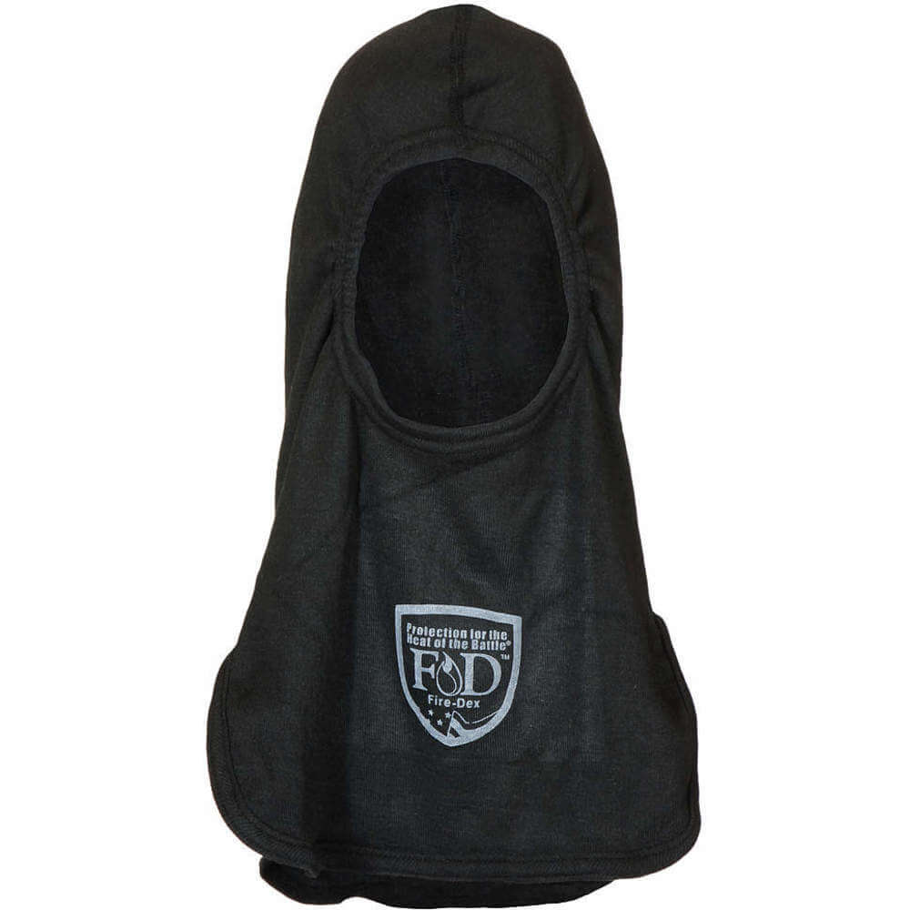 FIRE-DEX H81CXNB Bibbed Fire Hood Universal 15 Inch Length Black Hrc2 | AA6ARW 13P329