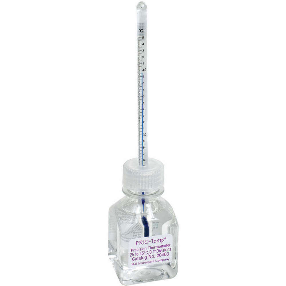FRIO-TEMP 20400 Liquid Inch Glass Thermometer -25 To 5c | AA4GFN 12L950