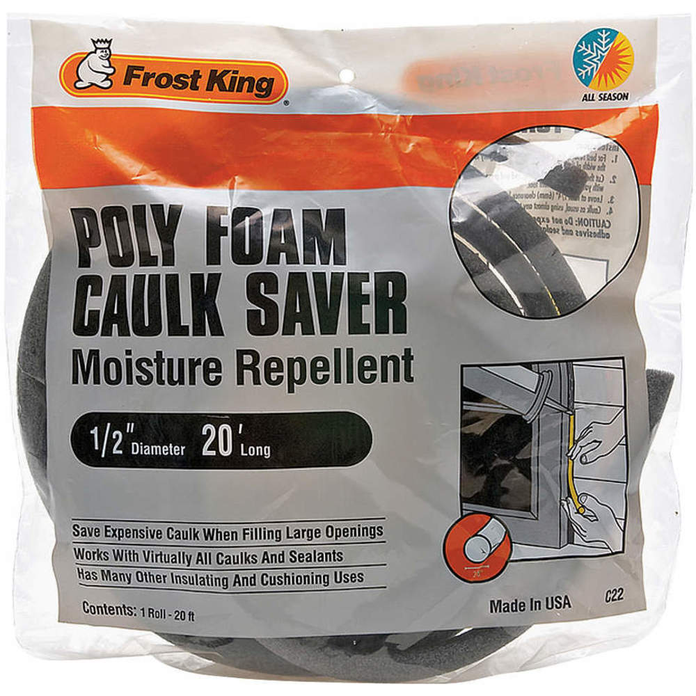 FROST KING C22H Weatherstrip 20 Feet Gray | AD4TFK 43Y837