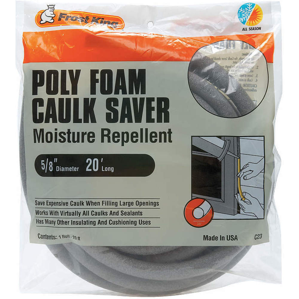 FROST KING C23H Weatherstrip 20 Feet Gray | AD4TFL 43Y838