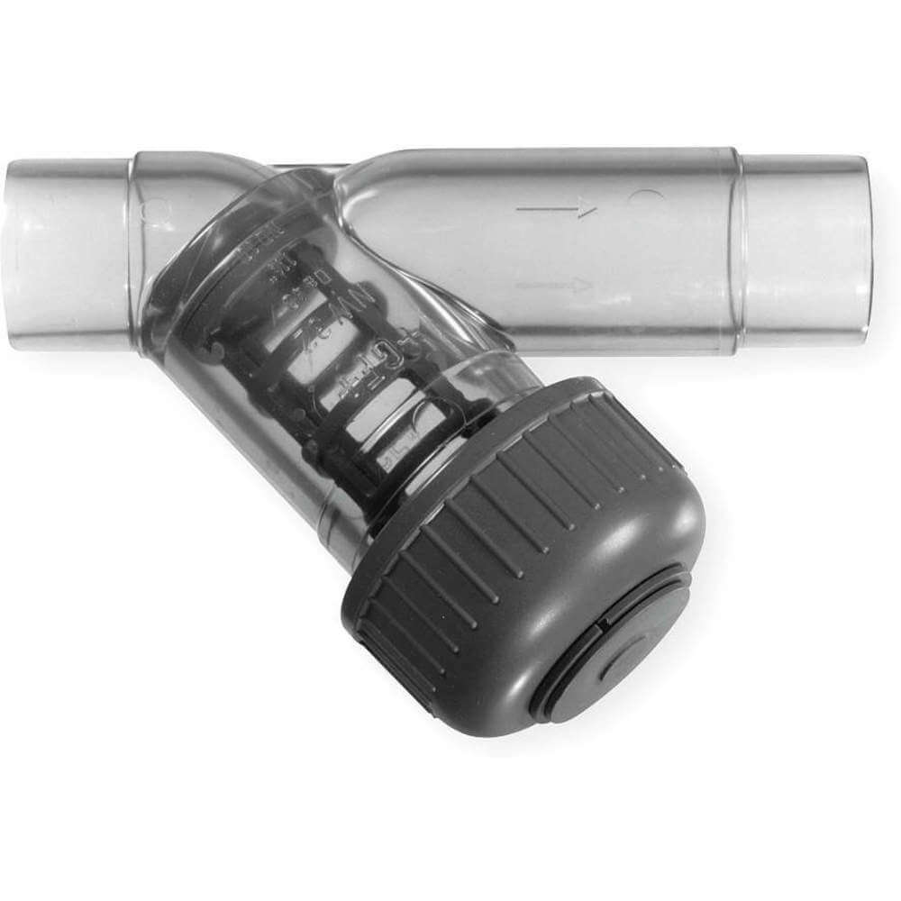 Y Strainer Pvc 1 1/2 Inch Spigot Epdm