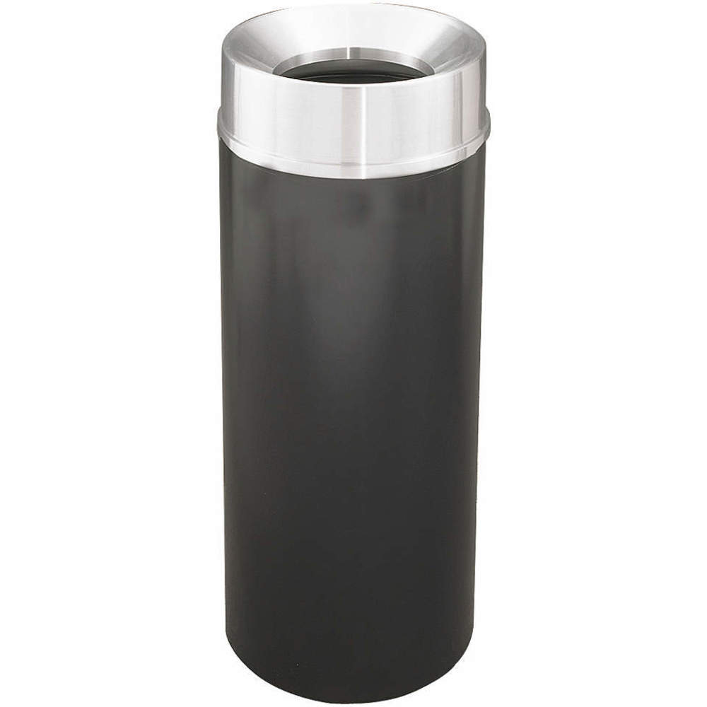 GLARO F1232-BK-SA Waste Receptacle 12 gallon Black Hinged 32 inch Height | AG4KHC 34AW92