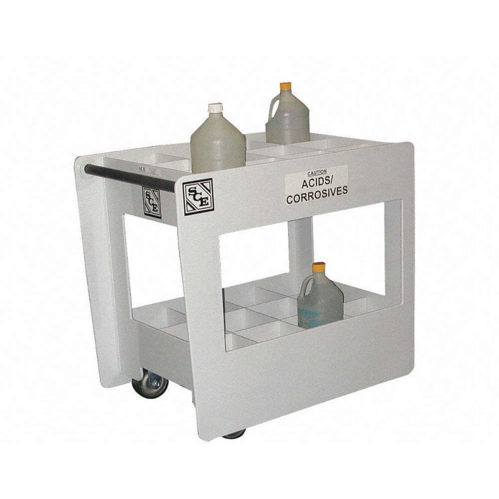 Chemical Transfer Cart 100 lb 24 Bottle