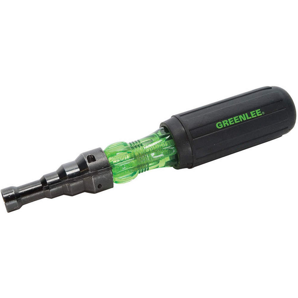 Conduit Reaming Screwdriver, 7-7/16 Inch Overall Length, Hooded Tip