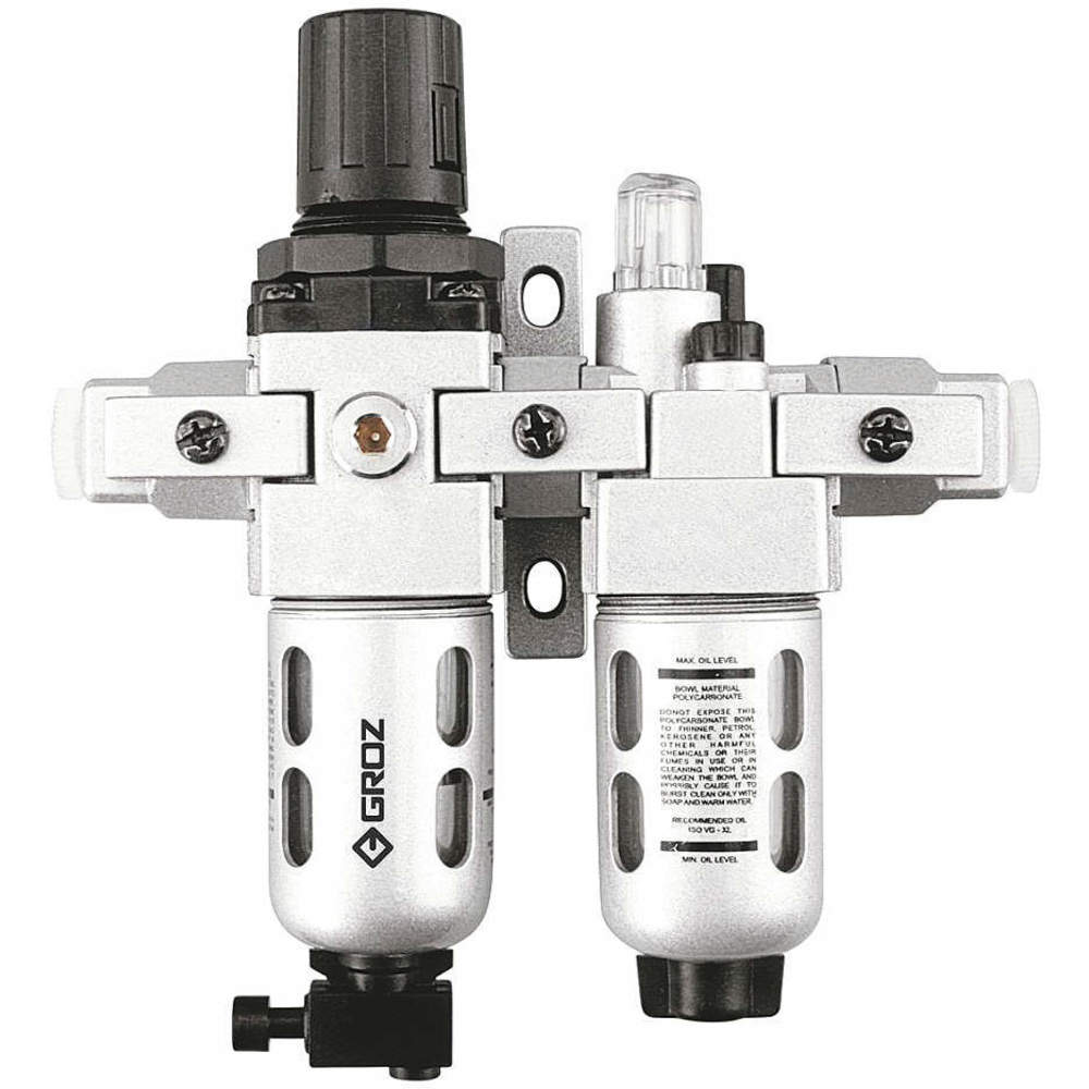GROZ 7DX37 Filter/Regulator/Lubricator 1/4 Inch 18cfm | AJ2KAU