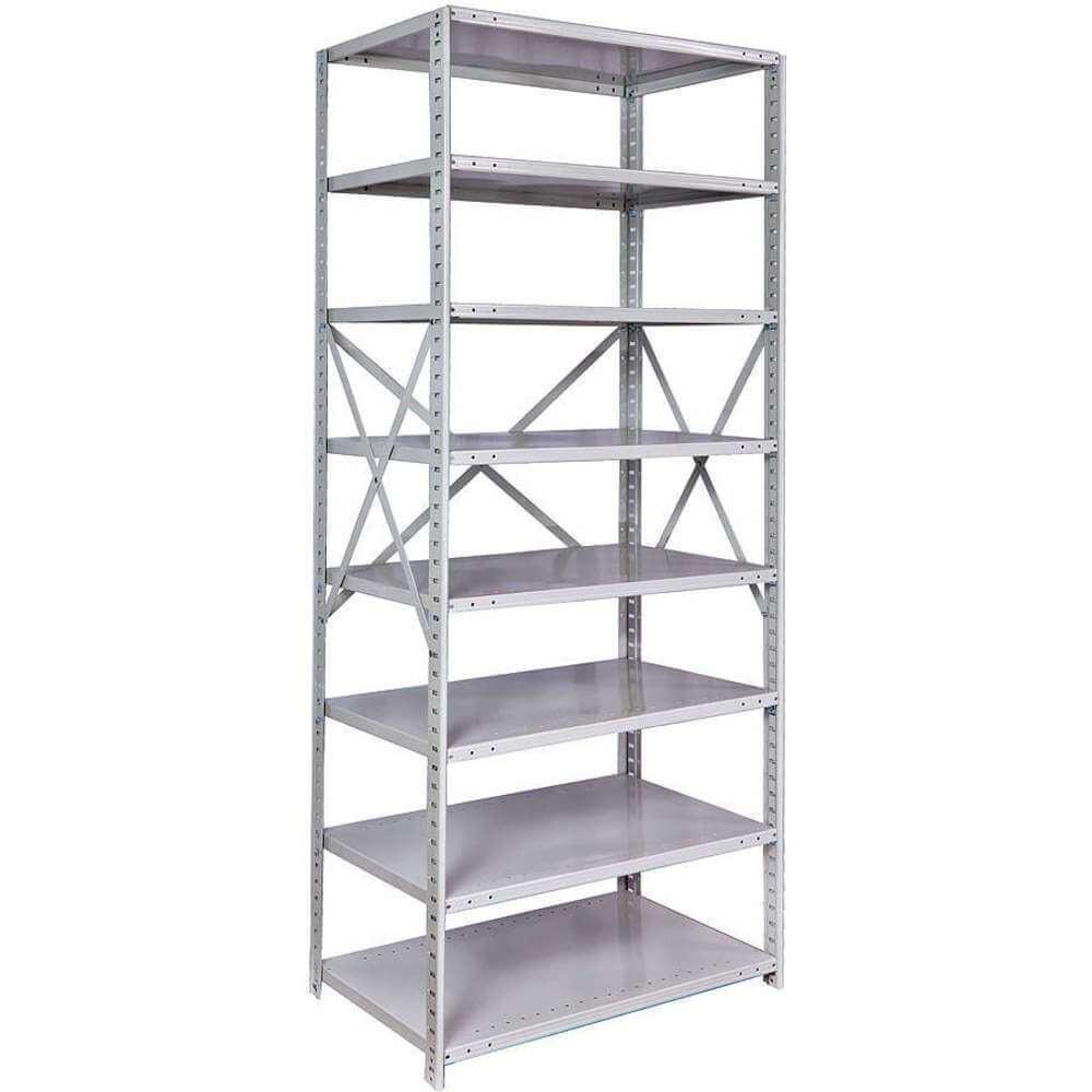 HALLOWELL 4513-12PL-AM Starter Shelving 87inh 36inw 12ind | AA6KJG 14C751