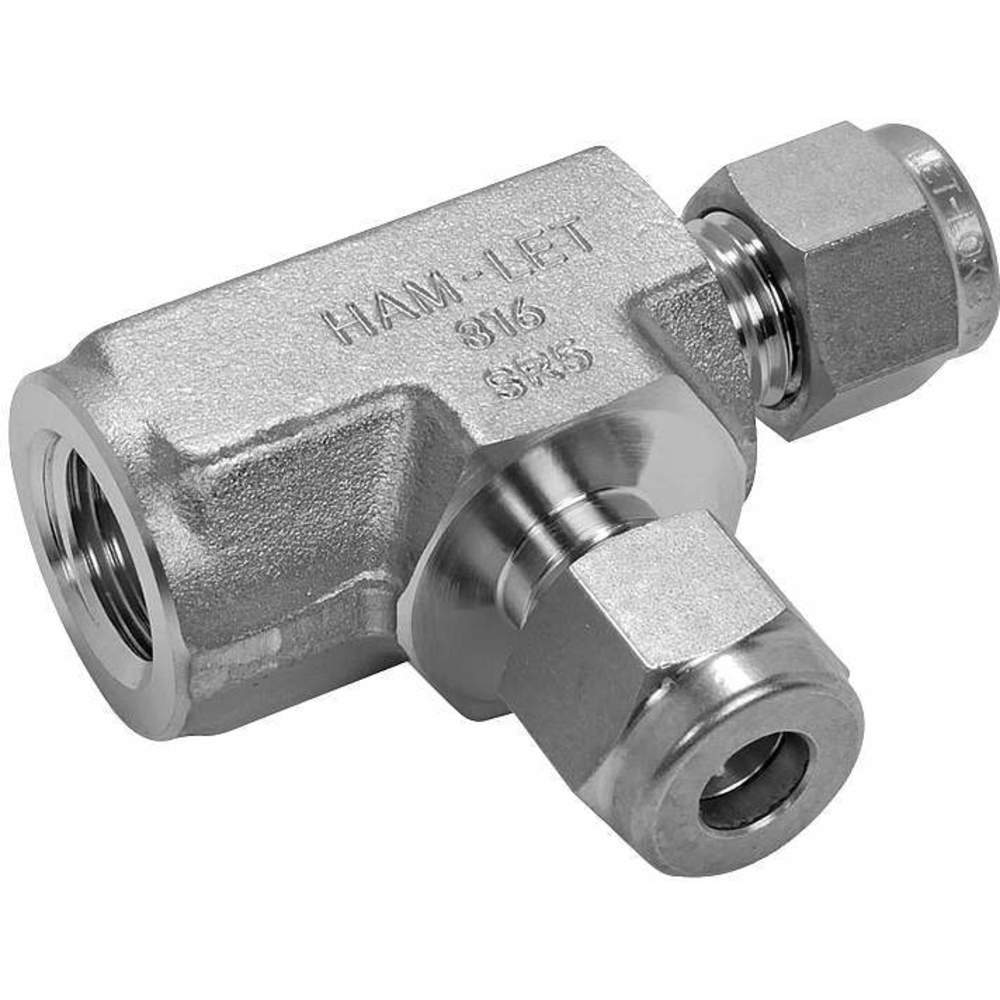 HAM-LET 771LF SS 1/2 X 1/2 Female Run Tee Stainless Steel 1/2 inch Tees | AG2LKD 31LC54