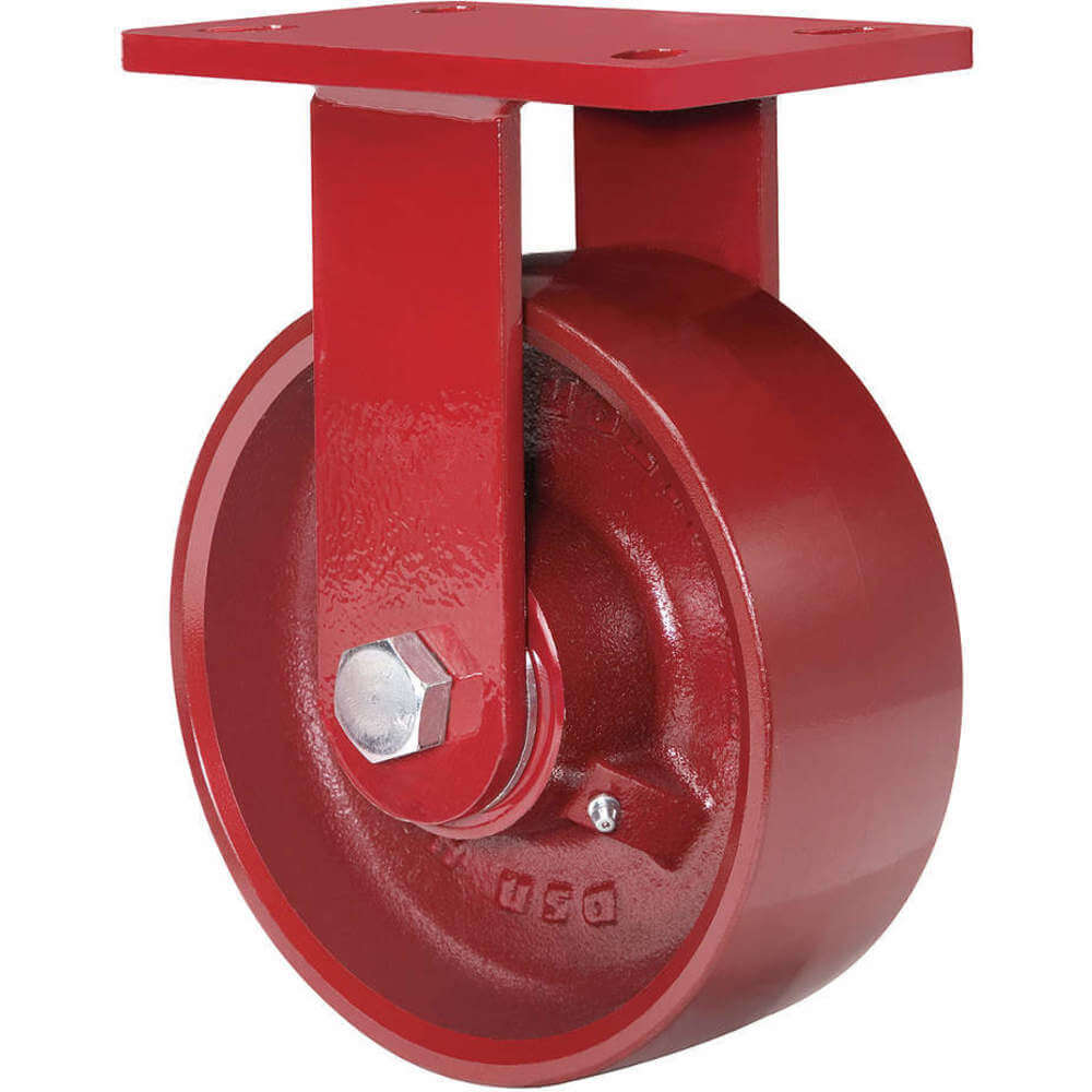 Rigid Plate Caster 1400 Lb 6 Inch Diameter