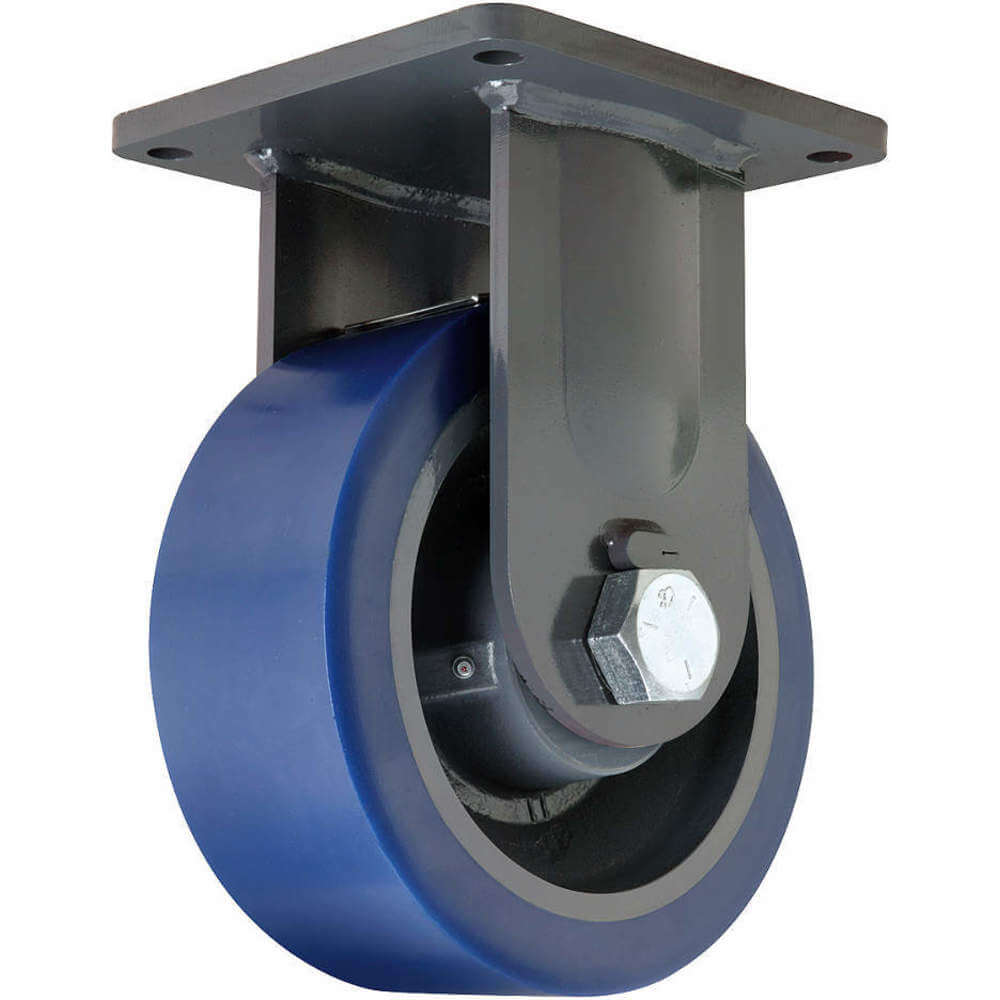 Rigid Plate Caster 5000 Lb 10 Inch Diameter