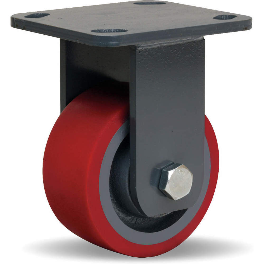 Rigid Plate Caster 900 Lb 4 Inch Dia