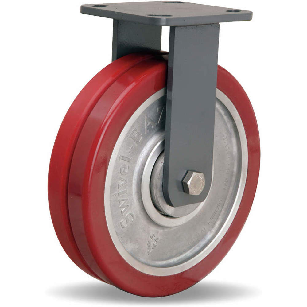 Rigid Plate Caster 8 In Diameter 2000 Lb.