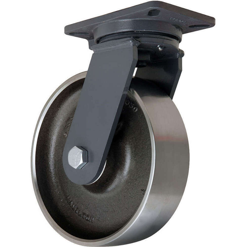 Swivel Plate Caster 4000 Lb 10 Inch Diameter