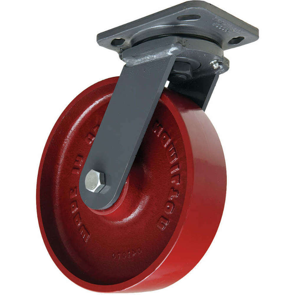 Swivel Plate Caster 1500 Lb 8 Inch Diameter