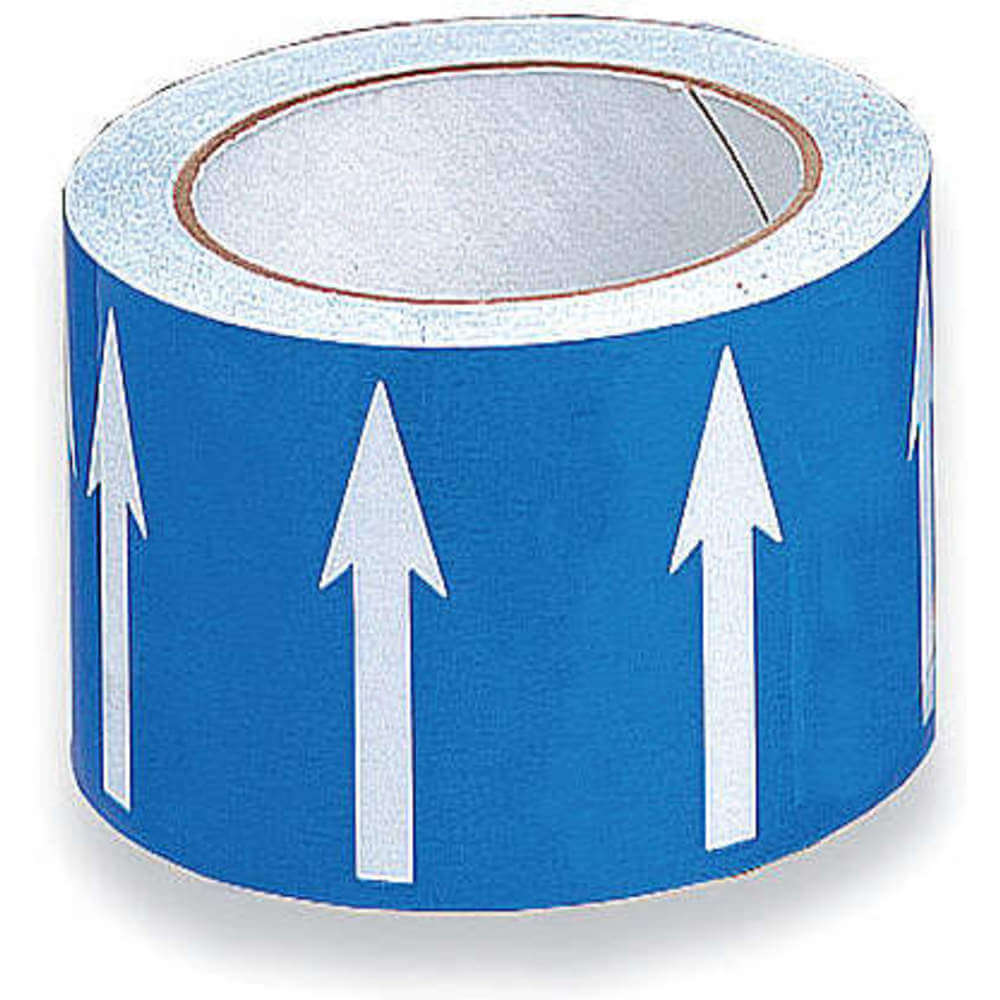 Arrow Tape White/blue 4 Inch Width