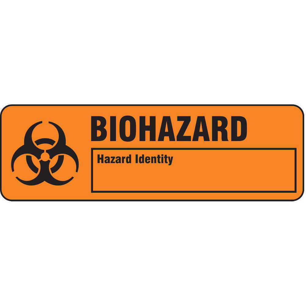 Warning Label 7/8 Inch H