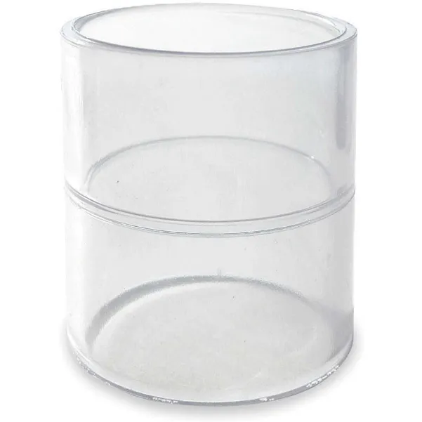 Coupling 3 Inch Solvent Pvc Clear