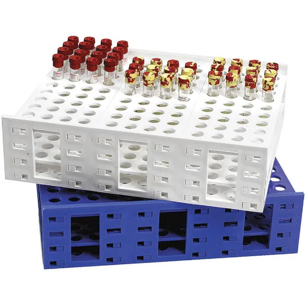 HEATHROW SCIENTIFIC HS120113 Test Tube Rack Polypropylene White | AH2BFK 24EN49