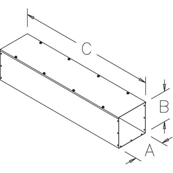 Lay-ln Wireway 4 Feet 6 Inch Width x 6 Inch Height