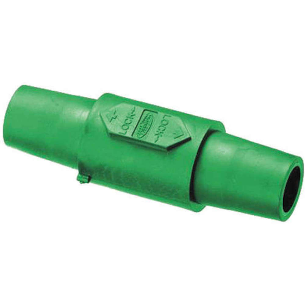 Single Pole Connector Double Female Green