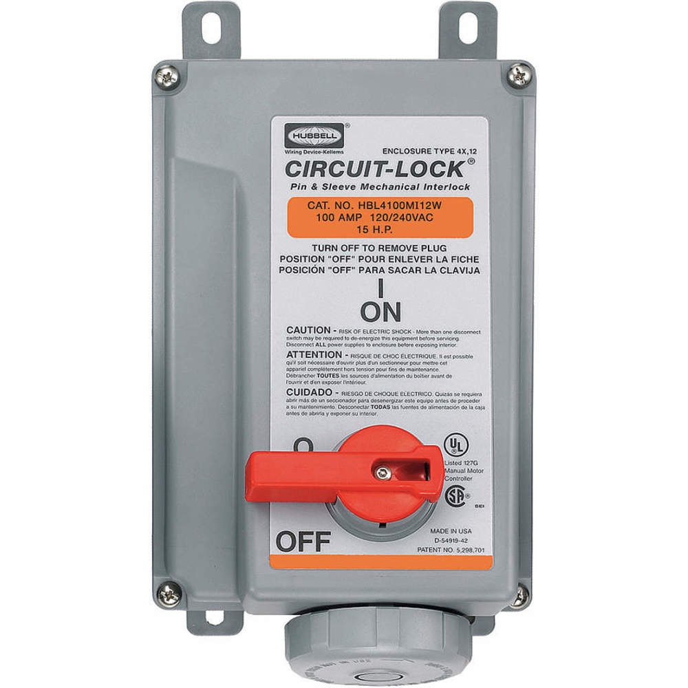 HUBBELL WIRING DEVICE-KELLEMS HBL4100MI12W