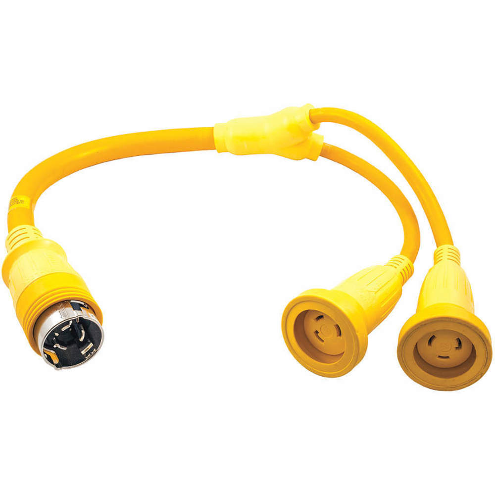 HUBBELL WIRING DEVICE-KELLEMS HBL64CM54 Marine Y Adapter | AC8QPW 3D984