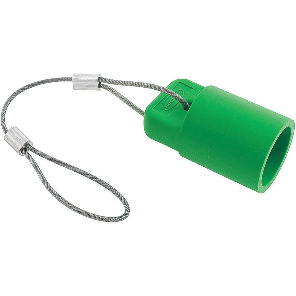 Device Cap, Female, Single Conductor, 300 - 400 A, Green