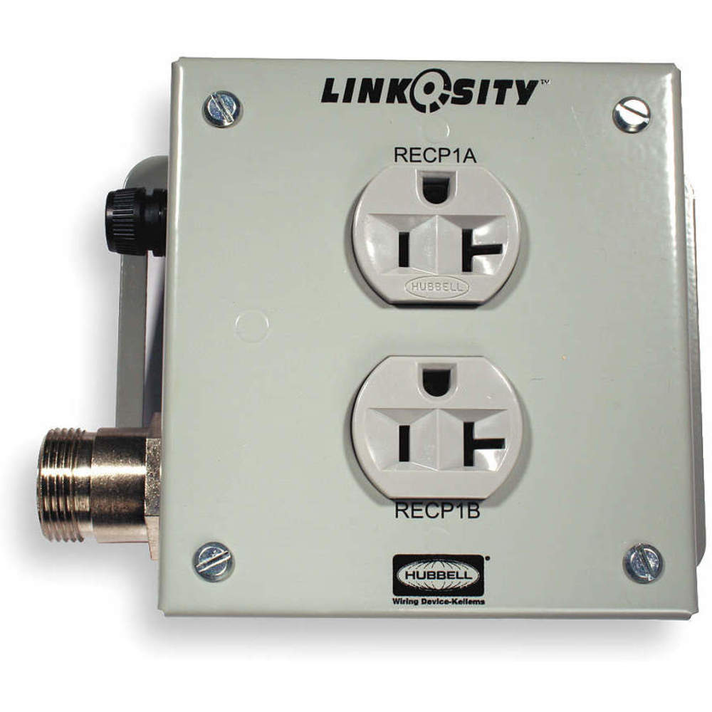 HUBBELL WIRING DEVICE-KELLEMS M001SG000 Power Distribution Assembly, 1 Gang, 20 A, 125 V | AB9MNQ 2DZR8