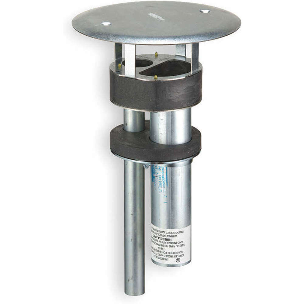 HUBBELL WIRING DEVICE-KELLEMS S1PTAVFIT Floor Box Fire Rated Poke Through Audio | AB9PZL 2EMT6