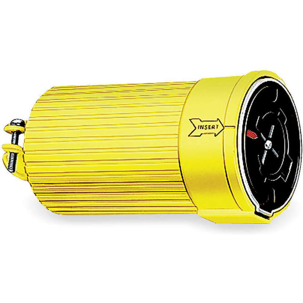 HUBBELLOCK HBL26418 Locking Connector 600vac 60a 3p 4w | AC8PXH 3D080