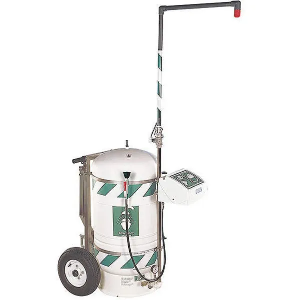 Portable Safety Shower and Eye/Face Wash, 114 Litres