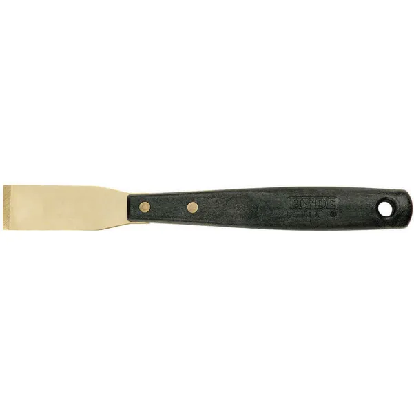 HYDE 12040 Chisel Scraper Stiff 1-5/16 Inch Width Brass | AB8AHH 24Z451