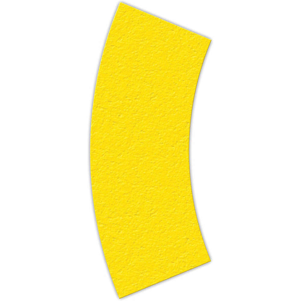 Floor Marking Tape Arc Yellow 6 Length x 2-1/2 Inch Width